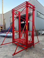 Plataforma Elevadora Plegable de 2-20m, Múltiples Modelos, Andamios, Elevador Eléctrico para Andamios