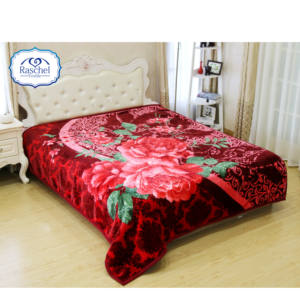 100% البوليستر راشيل تنقش المنك بطانية كورية 4 قطعة مجموعة بيدكوفير - Product Image 3