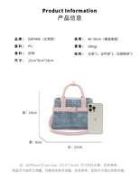 Sacs à main de luxe gaufrés pour femmes, mini sac fourre-tout à boucle de ceinture, sac à main à poignée supérieure, sac bandoulière pour femme avec sangle détachable