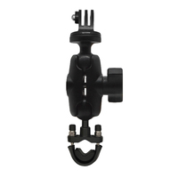 GPS action camera moto support guidon base vente en gros alliage d'aluminium 1/4 hot shoe adaptateur caméra vélo support trépied adaptateur