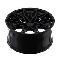 Velg Mobil Penumpang Premium 1-Piece Hitam Deep Dish 18-21 6061-T6 Forged Wheel 5x112 5x120 untuk E90 E91 E92 Seri 3 4 5 6 G20 G21