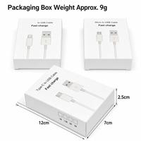Câble de données USB-A vers Type-C à charge rapide 3A, gaine TPE, 1M 2M 3M, pour CarPlay, chargeur flexible pour iPhone 15 16 - Vente en gros