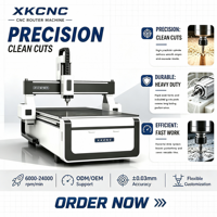Routeur CNC 3 axes Jinan XUNKE 1325 pour gravure et découpe du bois, machine de découpe CNC 3 axes pour MDF, acrylique, aluminium