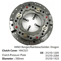 Couvre-embrayage HNC521 350 mm, remplacement 31210-1205, 31210-2284, 31210-E0040, plaque de pression d'embrayage pour pièces de camion