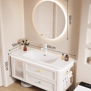 <span class=keywords><strong>GODI</strong></span> moderno elegante de gama alta de lujo de montaje en pared gabinete de baño montado en el suelo clásico agitador lavado tocador almacenamiento - Product Image 2