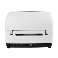 Imprimante d'étiquettes à transfert thermique de 4 pouces avec machine à étiquettes d'impression de ruban de satin USB pour étiquettes de vêtements