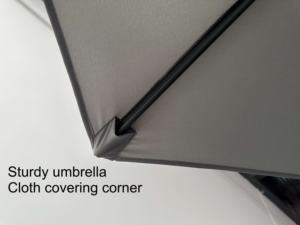 Nouveau suspendu banane étanche en porte-à-faux jardin plage Patio soleil toile Parasol fer extérieur <span class=keywords><strong>Restaurant</strong></span> parapluie - Product Image 3