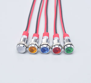 CHYF lampu indikator dudukan Panel lampu Pilot sinyal tahan air 24V 110V 220V lampu indikator logam 8mm 10mm 12mm - Product Image 4