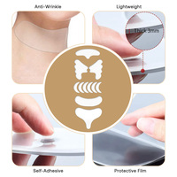 OEM 11 Pièces Patchs Anti-rides en Silicone Réutilisables pour les Yeux, le Front, le Cou et la Poitrine, Autocollants en Silicone pour les Rides du Visage