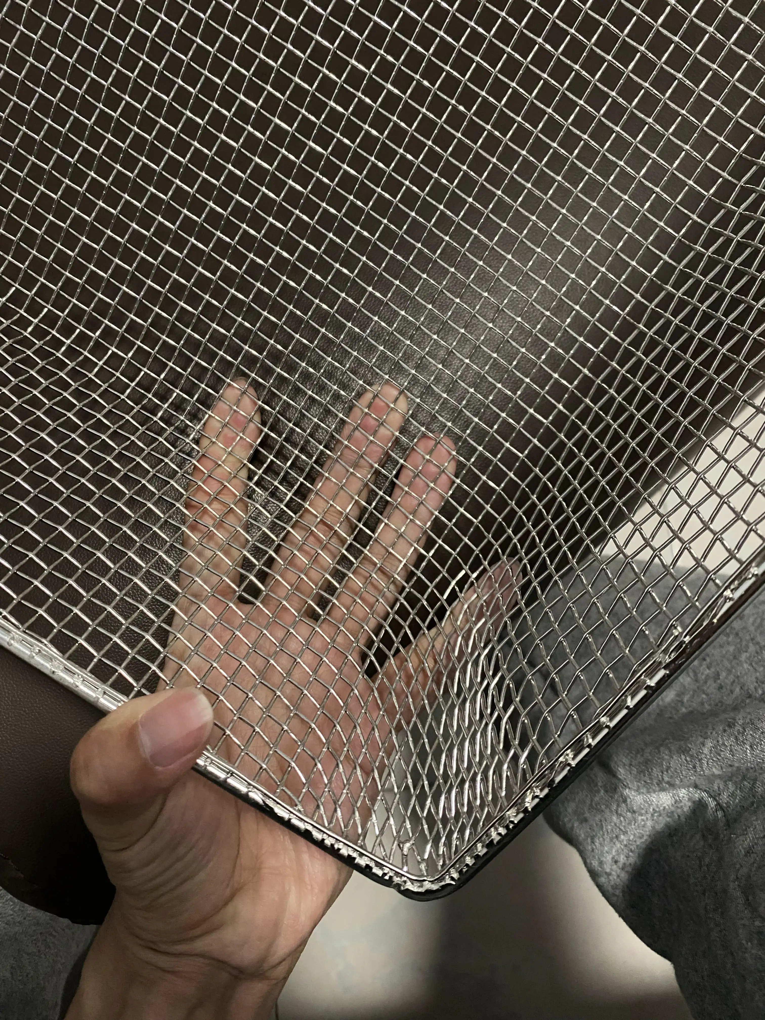 Cesto su misura in acciaio inox medico disinfettare rete metallica cestello di sterilizzazione in rete metallica con manico