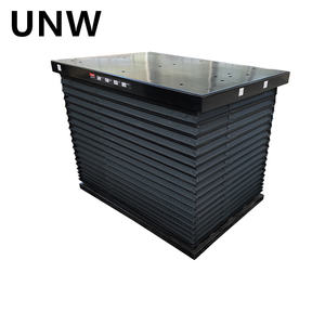 แท่นยกไฮดรอลิกแบบกรรไกรไฟฟ้าเคลื่อนที่ รับน้ำหนักได้ 500 กก. โครงเหล็ก ใช้ได้ทั้งระบบไฮดรอลิกและระบบแมนนวล สำหรับงานก่อสร้าง - Product Image 4