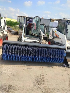 Mini-chargeuse compacte d'<span class=keywords><strong>occasion</strong></span> <span class=keywords><strong>Bobcat</strong></span> S160 de 2 tonnes, chargeuse sur pneus automatique S160 pour neige, travaux de construction, déchets, faible consommation - Product Image 3