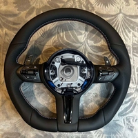 Volant sport en cuir style CS avec garniture carbone pour F20 F21 F22 F30 F31 F32 F36 M2 F87 M3 F80 M4 F82 F15 F16