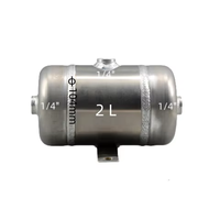 Réservoirs de compresseur d'air miniatures en aluminium personnalisés de la marque QH, tailles 1L-3L, épaisseur 2.0-4.0mm, durables, industriels, garantie 1 an