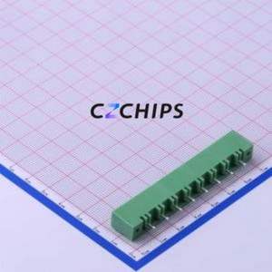 KF2EDGVM-7.62-8P Plug-in Terminal Block Through hole,P=7.62mm Connector Board-to-Board / Socket Closed Screw Fixing 1x8P 7.62mm - Product Image 2