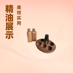 Caja de almacenamiento de aceites esenciales de madera de nogal con 6 compartimentos, expositor para aceites esenciales DoTERRA, organizador rústico - Product Image 5