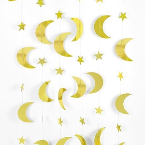 Duoyou <span class=keywords><strong>2025</strong></span> EID mubarak trang trí bên mặt trăng sao Vòng hoa thiết kế mới kỳ nghỉ bên trang trí - Product Image 4