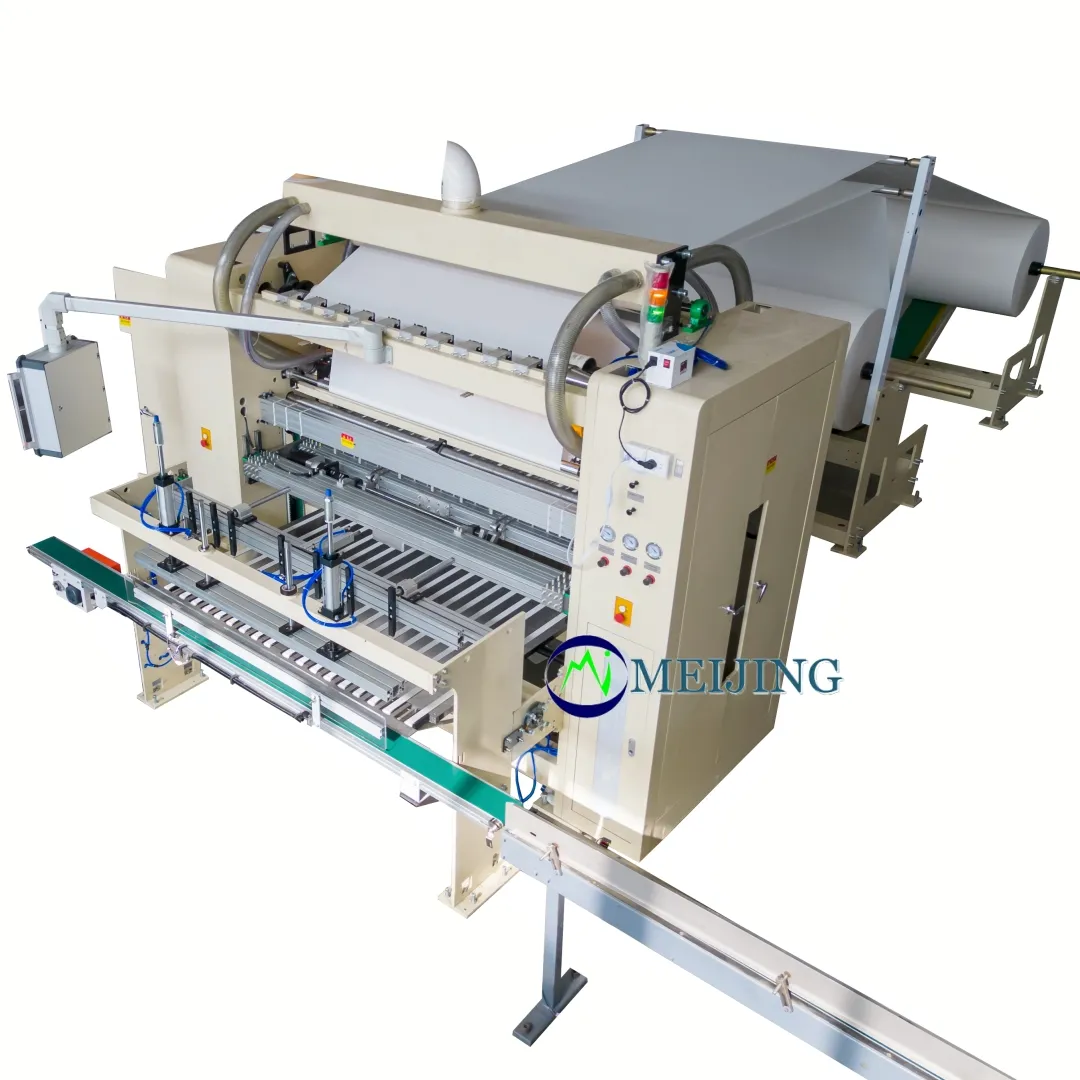 Full Auto High Production V Interfoled Paper Tissue Machine 7 Lines Facial Tissue Making Machine line No Labor