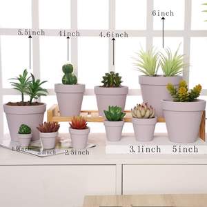 Macetas de Terracota Rosa de 2.5 Pulgadas con Orificios de Drenaje, Ecológicas, Duraderas, Pequeñas, Mini Macetas de Cerámica para Cactus y Flores - Product Image 4