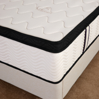 Matelas hybride sur mesure OEM ODM avec surmatelas Euro, ressorts ensachés, couche de confort en mousse et housse respirante, compressé, taille allemande