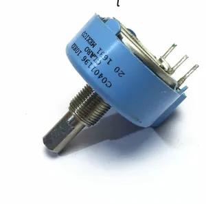 Meksika amerikan CLARO CO401196 10K ohm 10KR uzun ömürlü sarma potentiometer metresi üretmektedir