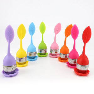 Customize Silicone Handle Stainless Steel <strong>Tea</strong> <strong>Infuser</strong> Strainer, <strong>Loose</strong> Leaf <strong>Tea</strong> <strong>Infuser</strong> - Product Image 2