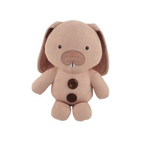 Jouets en peluche chèvre chantante de haute qualité Shanghai ODM OEM 2024, série boutons, animaux en peluche en coton doux PP, cadeau de fête pour enfants
