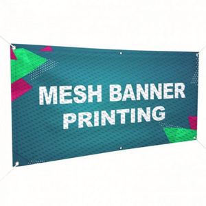 Promotion Custom Advertising <b>Flags</b> Banners PVC Vinyl Fabric Polyester Fence Mesh Banner - Product Image 6