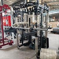 Rack de musculation intégré multifonctionnel en acier inoxydable - Lat Pulldown, Low Row, Smith Cable Crosser avec double blocs de poids