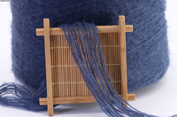 100% fil en peluche de velours de cerf de polyester recyclé évacuant l'humidité pour la couture/tricot/tissage de luxe-pour