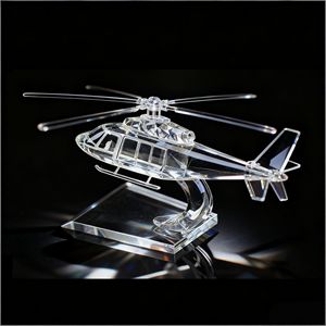 Nórdico creativo hogar transparente cristal avión decoración ornamento moderno Simple modelo habitación <span class=keywords><strong>vino</strong></span> gabinete Decoración - Product Image 6