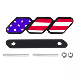 สติ๊กเกอร์ติดรถยนต์ลายกระจังหน้าสามสี อะคริลิค สำหรับ Toyota Tacoma 4Runner <span class=keywords><strong>Tundra</strong></span> RAV4 Highlander อุปกรณ์ตกแต่งรถยนต์ EOD - Product Image 2