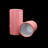 Vente de tubes en papier ronds personnalisés imprimés, emballages recyclables en carton, boîtes en papier pour cadeaux, cosmétiques, bougies, thé