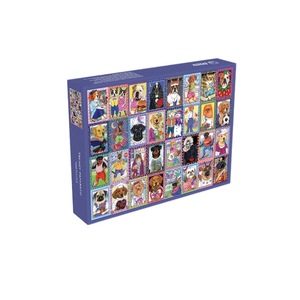 Rompecabezas de 1000 piezas con esquinas cuadradas, de alta calidad, apto para adultos, unisex, rompecabezas plano con diseño artístico de perros - Product Image 4