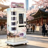 Máquina expendedora de medallas con grabado láser DIY y monitoreo remoto, ideal para museos, museos de ciencia y tecnología y lugares turísticos.
