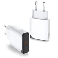 Cargador Rápido HNT 45W GaN PD 3.0 Tipo-C con Enchufe Europeo para Teléfono y Portátil con Protección OTP a Prueba de Fuego, Adaptador de Viaje