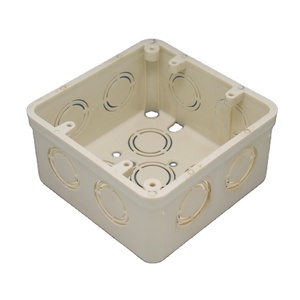 4X4 2 Gang Pvc Us American Flush Electrical Wall Outlet Socket Receptacle Switch Back Box