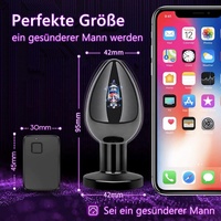 Vibrateur anal en métal à télécommande sans fil 2022, jouet sexuel pour adultes