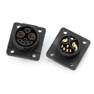 Connecteur électrique femelle en plastique M23 pour batterie de vélo électrique, courant élevé, 2+1+5 broches, 8 conducteurs avec contact en cuivre - Product Image 1