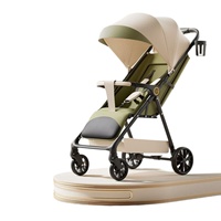 Poussette bébé pliable de luxe, deux sens de marche, légère, pour nouveau-né, idéale pour les voyages