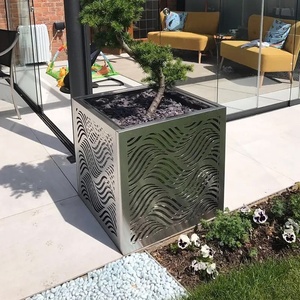 <span class=keywords><strong>Fioriera</strong></span> Rettangolare in Acciaio Inox per <span class=keywords><strong>Balcone</strong></span> e Giardino, Dimensioni Personalizzabili - Product Image 5