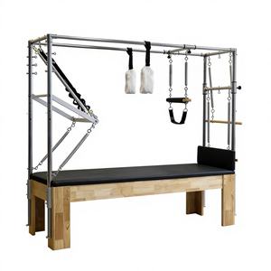 SAERDE SED-LB7 Machine de Pilates Cadillac Reformer en bois durable 2325x815x365mm pour studio de yoga et fitness et maintien de la forme physique - Product Image 1
