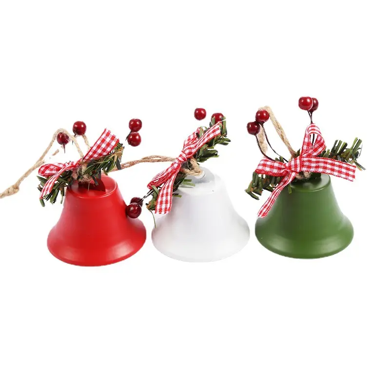 RTS ornamenti campana di natale ciondoli pendenti per albero di Natale metallo Jingle Bells ornamento