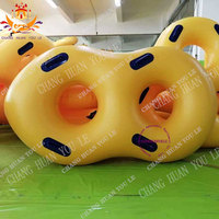 Parc aquatique gonflable personnalisé à deux tubes, certifié CE, de qualité supérieure 8 Tubes de piscine robustes pour usage domestique et commercial