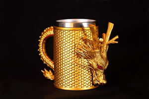Vente de gros Tasse en résine Tasse à boire <span class=keywords><strong>Dragon</strong></span> <span class=keywords><strong>Ball</strong></span> Chope à bière unique en acier inoxydable - Product Image 5