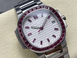 Montre étanche de qualité supérieure 40 mm 57-11 3K Factory V2 Acier 316L Mouvement 324 Cadran blanc diamanté pour plongée 8,5 mm - Product Image 3