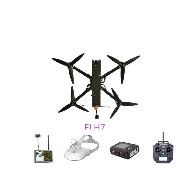 Profissional Drone Long Time Fly Quadrocopter Foldable Drone with Hd Camera Load 2-3.5kg F Transmitter ELRS TBS Receiver