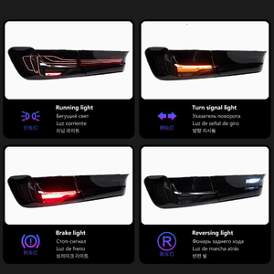 New High Quality Auto Turn Signal Taillights 3 Series G20/G28/G80 2019-2024 Retrofit <b>12V</b> 36W 6000K Clear Lens <b>Plug</b> Universal - Product Image 3