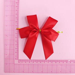 <span class=keywords><strong>Ruban</strong></span> de <span class=keywords><strong>satin</strong></span> noué en spirale, nœuds pré-noués, fleurs pré-fabriquées à nouer pour les fêtes de Noël, cadeaux, bonbons, sacs à pain, paniers décoratifs - Product Image 6