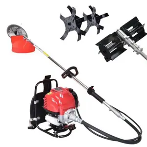 Paddy Cutter Gasoline 68cc 4 Stroke Brushcutter Agriculture Wheat Cutter with Backpack